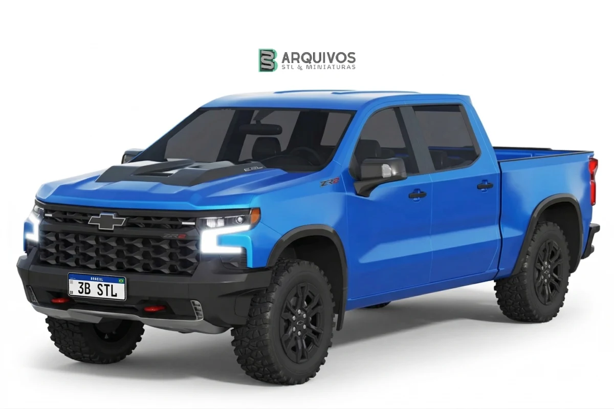 Modelo 3D STL - Chevrolet Silverado ZR2 2022